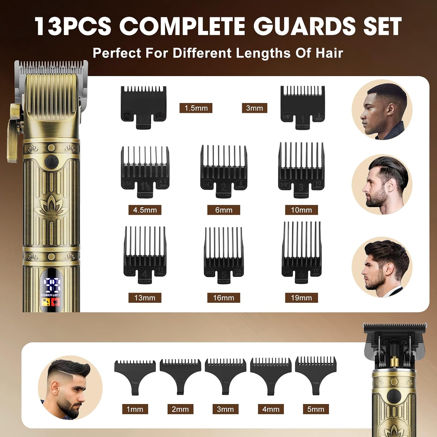 Thumbnail 1 de Misuke Beard Trimmer 4-in-1