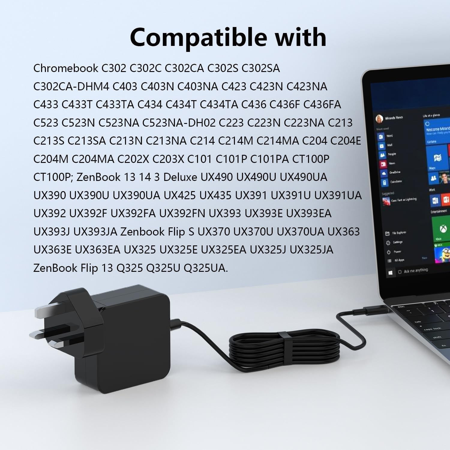 Detalle 2 de 65W USB C Laptop Charger 65W