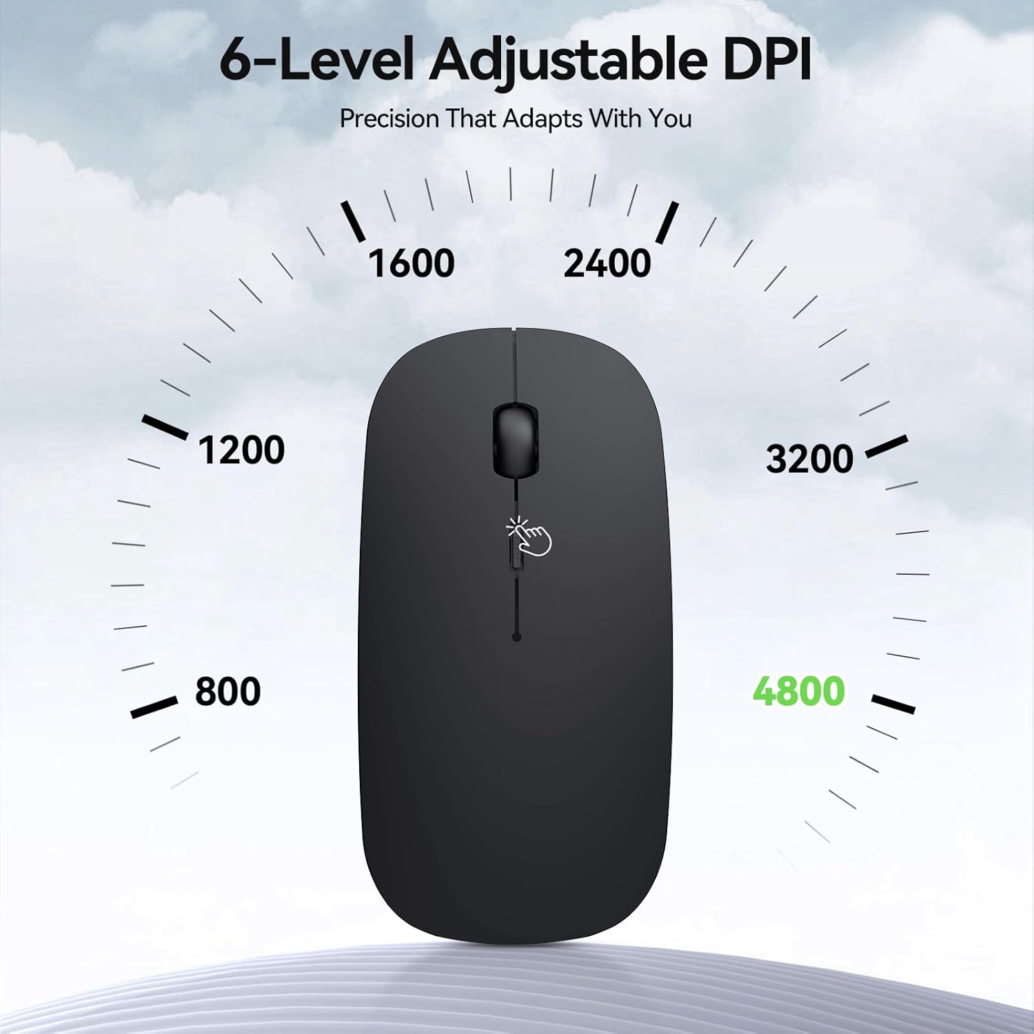 Thumbnail 3 de TECKNET Bluetooth Mouse 4800 DPI wireless mouse