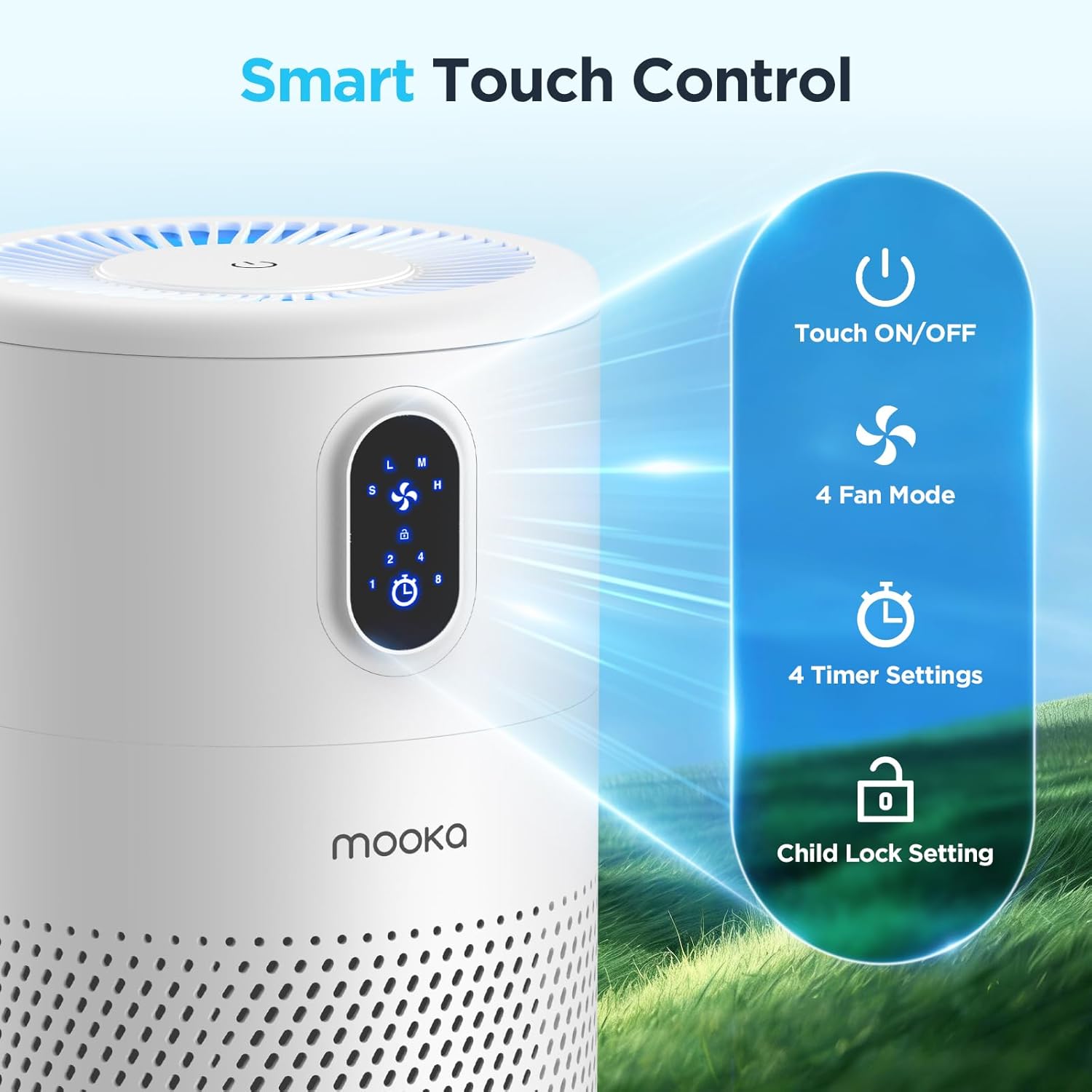Thumbnail 5 de MOOKA Air Purifier H13 for 1076 ft² 🏠