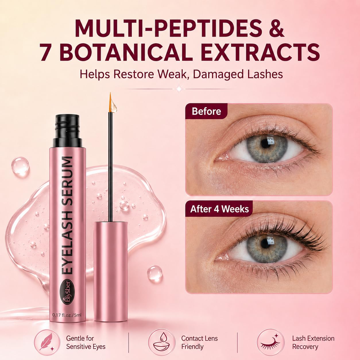 Thumbnail 1 de BIYSBER Eyelash Serum 5mL