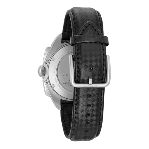 Thumbnail 3 de Bulova Lunar Pilot Pilota Lunare 96B251 – Orologio cronografo in acciaio e cinturino in pelle, nero