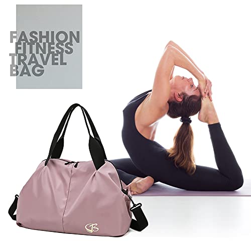 Detalle 2 de Vllcsla Bolsa de deporte mujer pequeña con bolsillo húmedo (TPU) y 7 bolsillos, azul