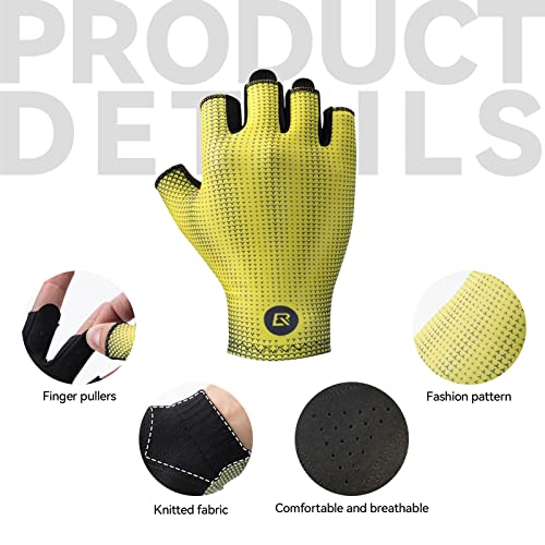 Detalle de ROCKBROS Half-Finger Cycling Gloves Breathable