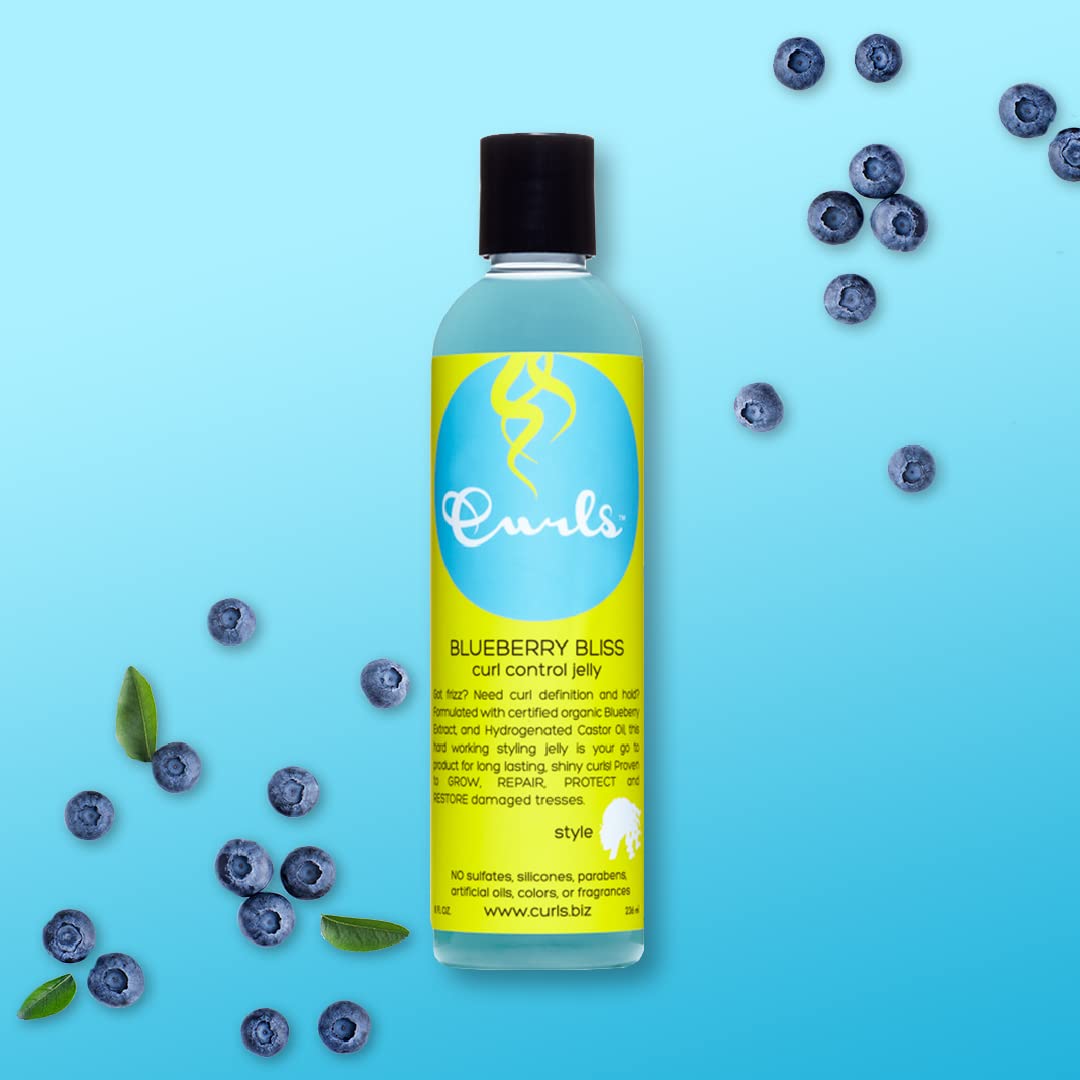 Detalle 2 de Curls Blueberry Bliss Control Jelly 8 oz Hair Gel ๐ถ