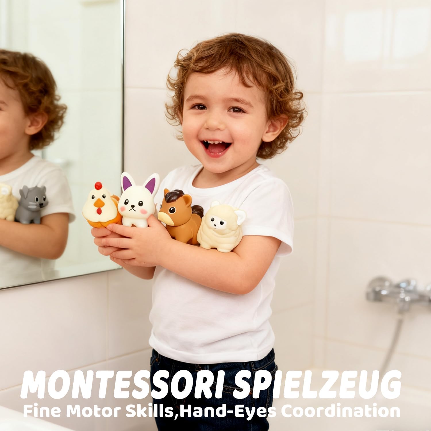 Detalle 2 de YIQOGAME Montessori Lernsortierspielzeug ab 2 Jahren