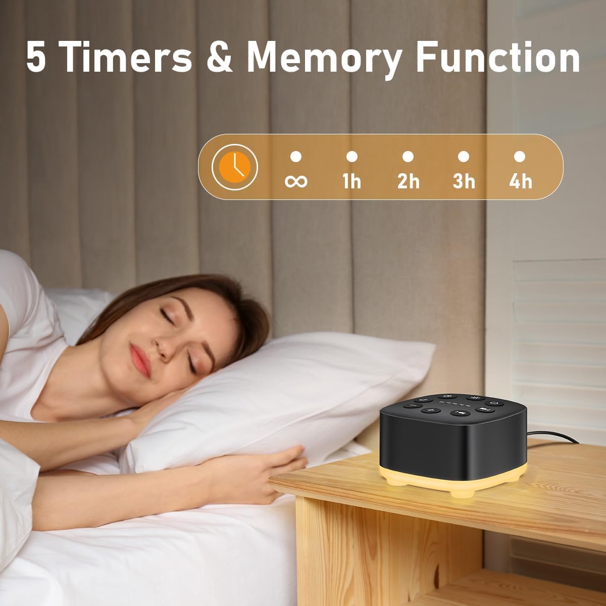 Detalle de White Noise Sound Machine with 30 Sounds