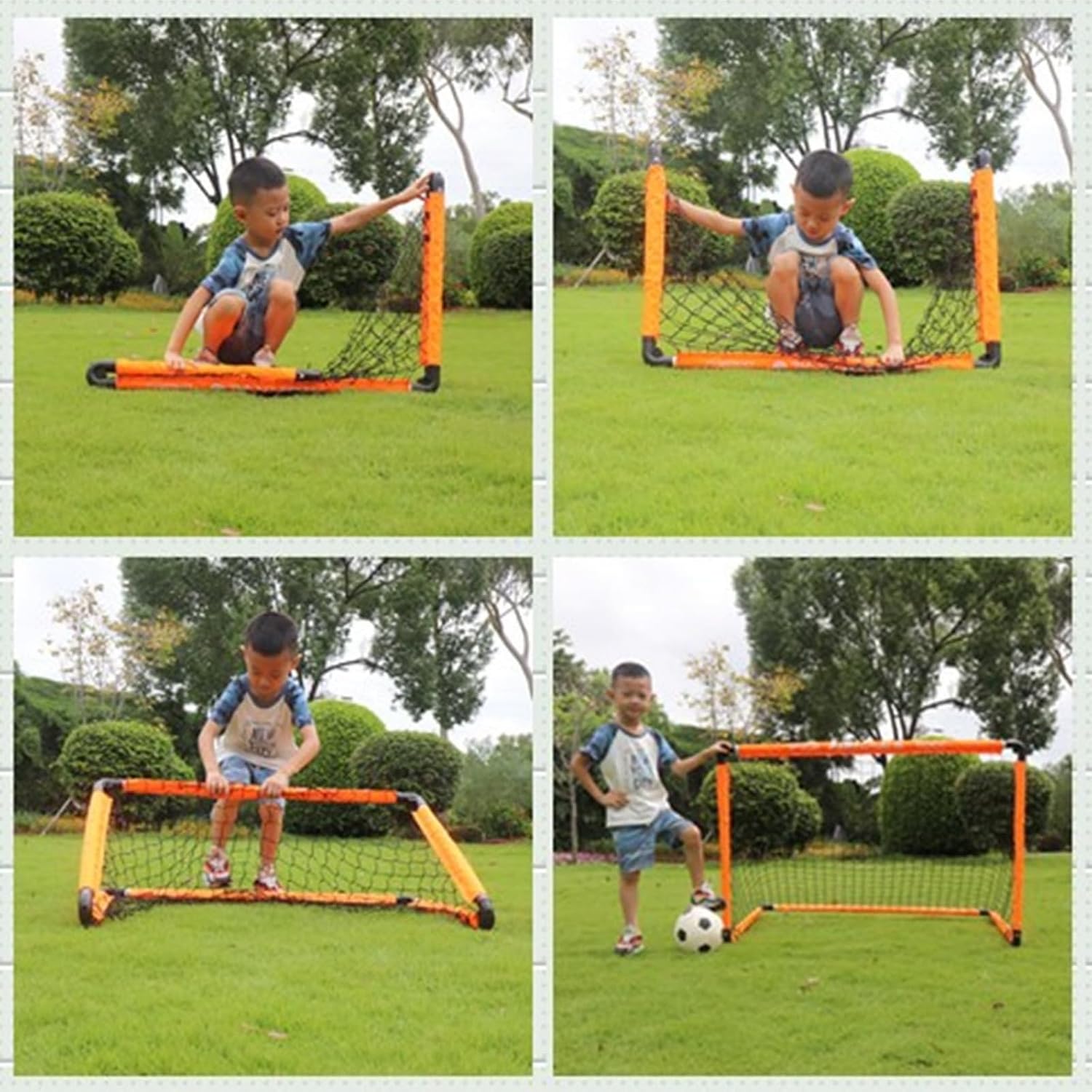Thumbnail 2 de LZHDZQD kids football goal 60x45x45cm