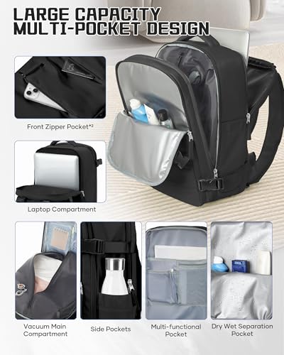 Thumbnail 5 de HPLQQ Mochila de viaje con compresión al vacío
