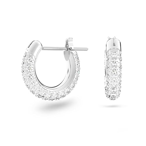 Imagen de Swarovski Women's Stone Hoop Earrings with Rhodium Plating en OfertitasTOP