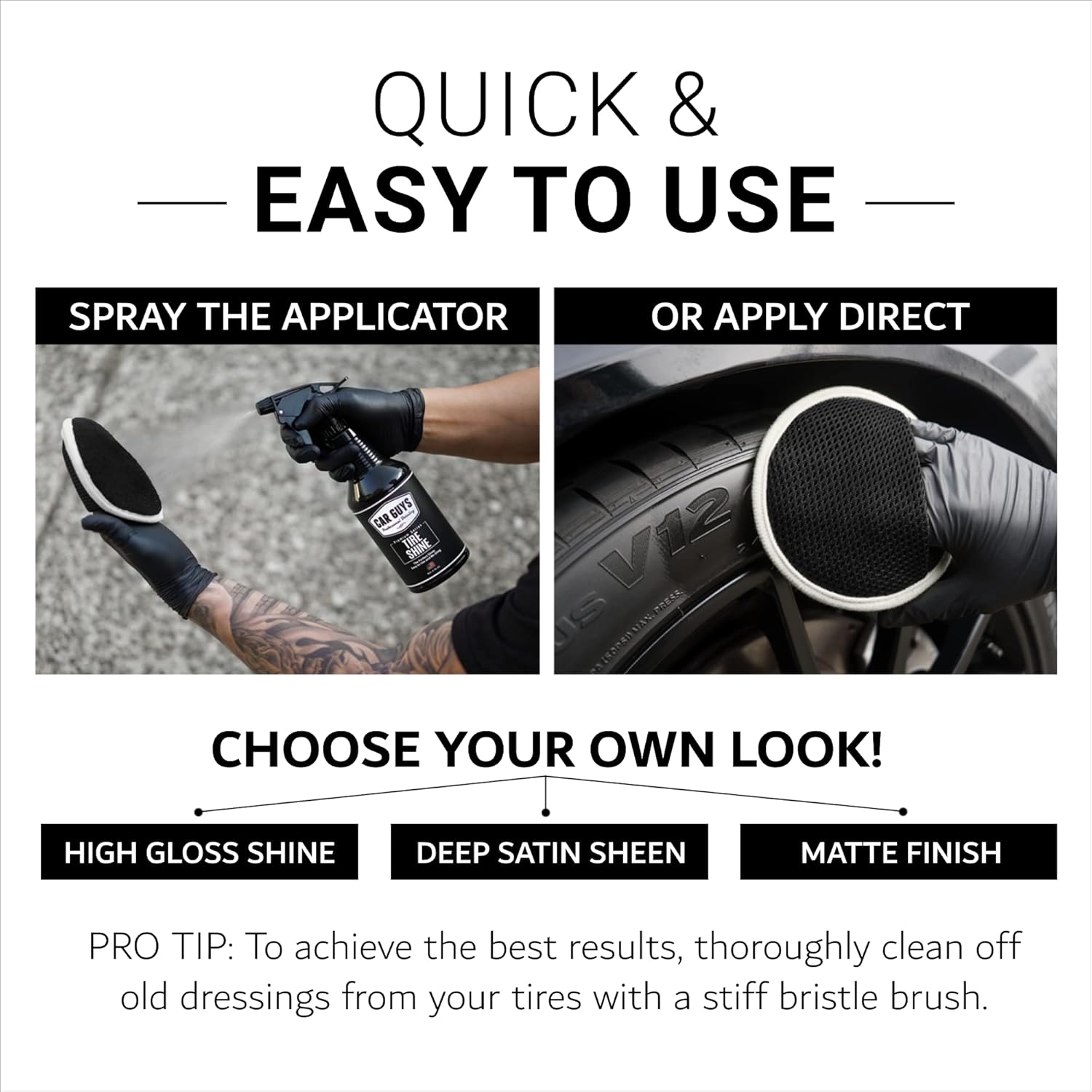 Thumbnail 4 de CAR GUYS Tire Shine Spray 18 Oz