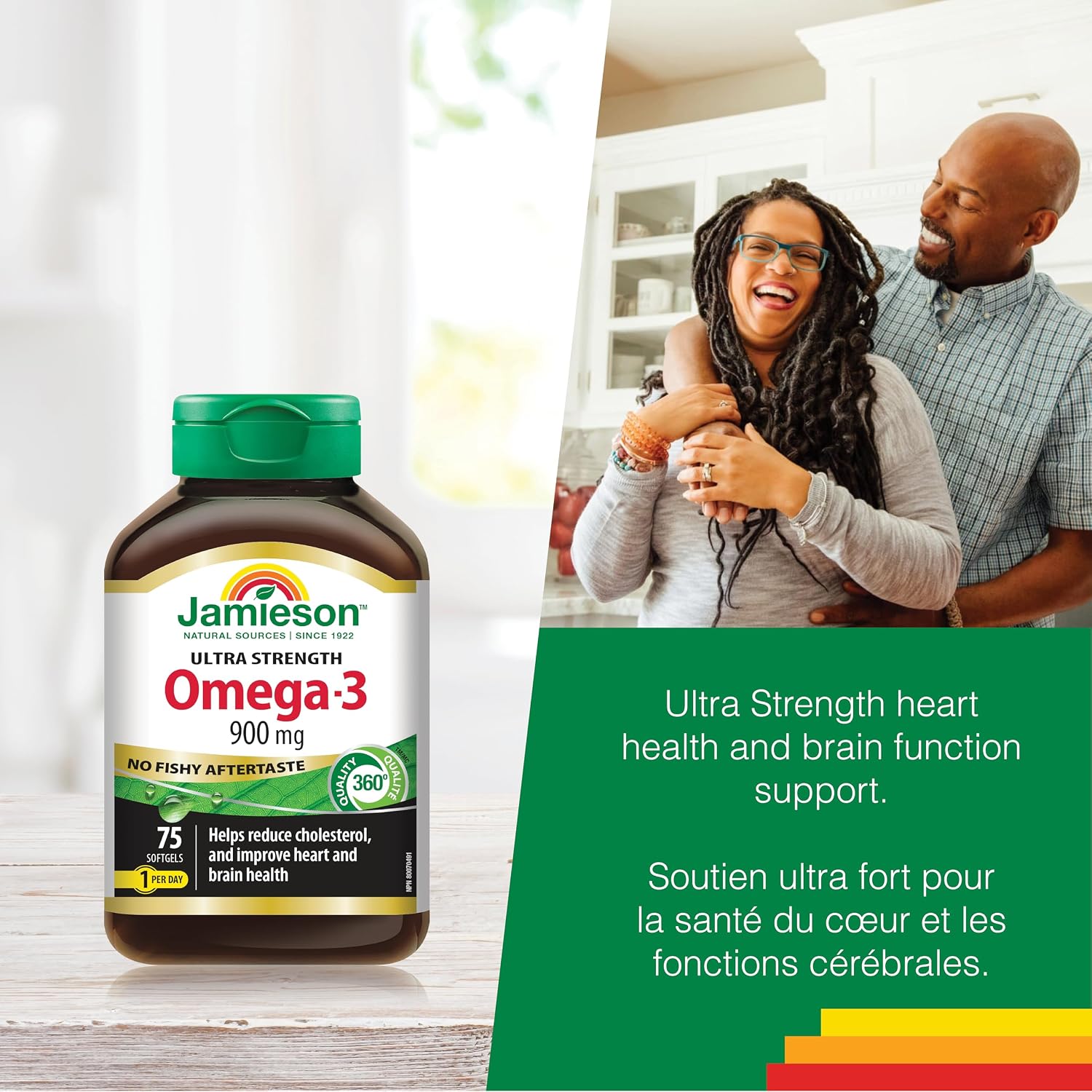 Thumbnail 4 de Jamieson 7857 Ultra-Strength Omega-3 Softgels, 75 Count, EPA & DHA