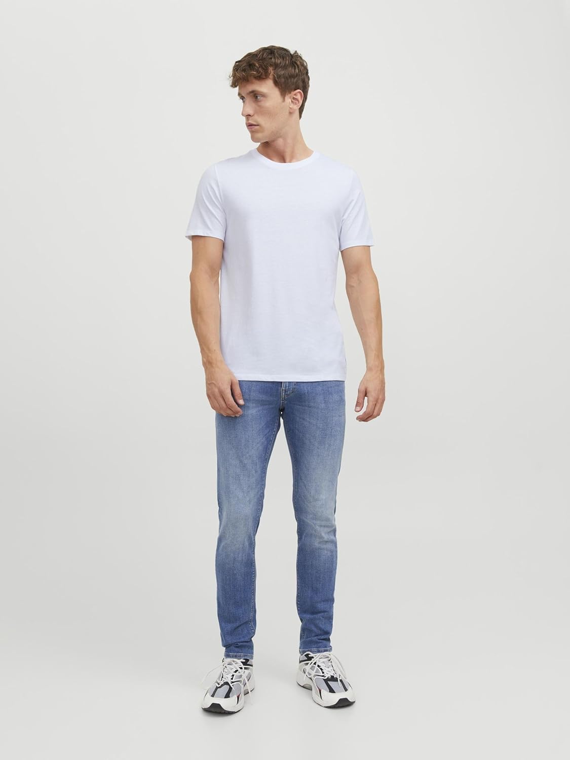 Thumbnail 4 de Jack & Jones T-Shirt 2-Pack Plain con scollo O-Neck in cotone