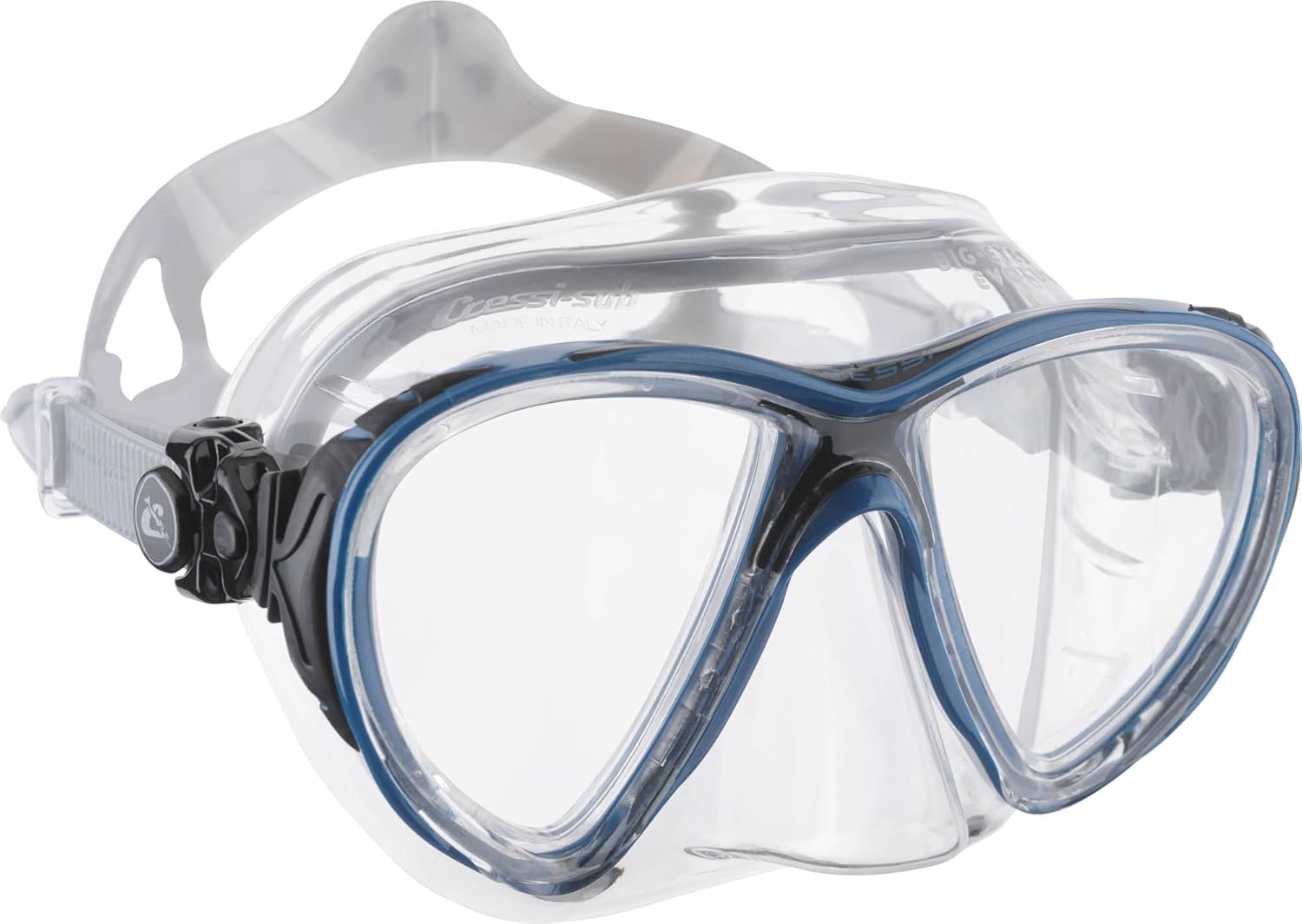 Detalle de CRESSI Big Eyes Evolution Masque et tuba Alpha Ultra Dry – Ensemble adulte pour plongée avec tuba (taille unique, unisexe)