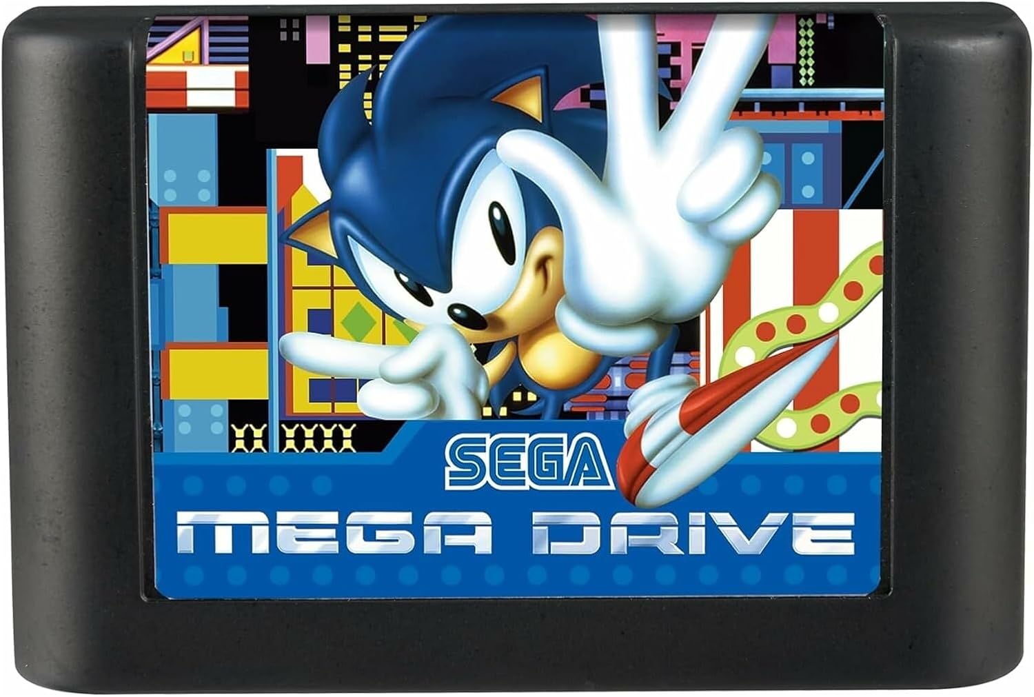 Thumbnail 2 de Figurine de collection Sonic the Hedgehog 3 – Console Heroes, cartouche pliable et diorama Carnival Night Zone
