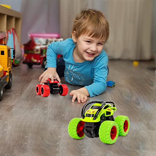 Detalle de m zimoon Monster Truck 4x4 a Traino Inerzia con Salto a 360° – Giocattolo per Bambini 1-8 anni