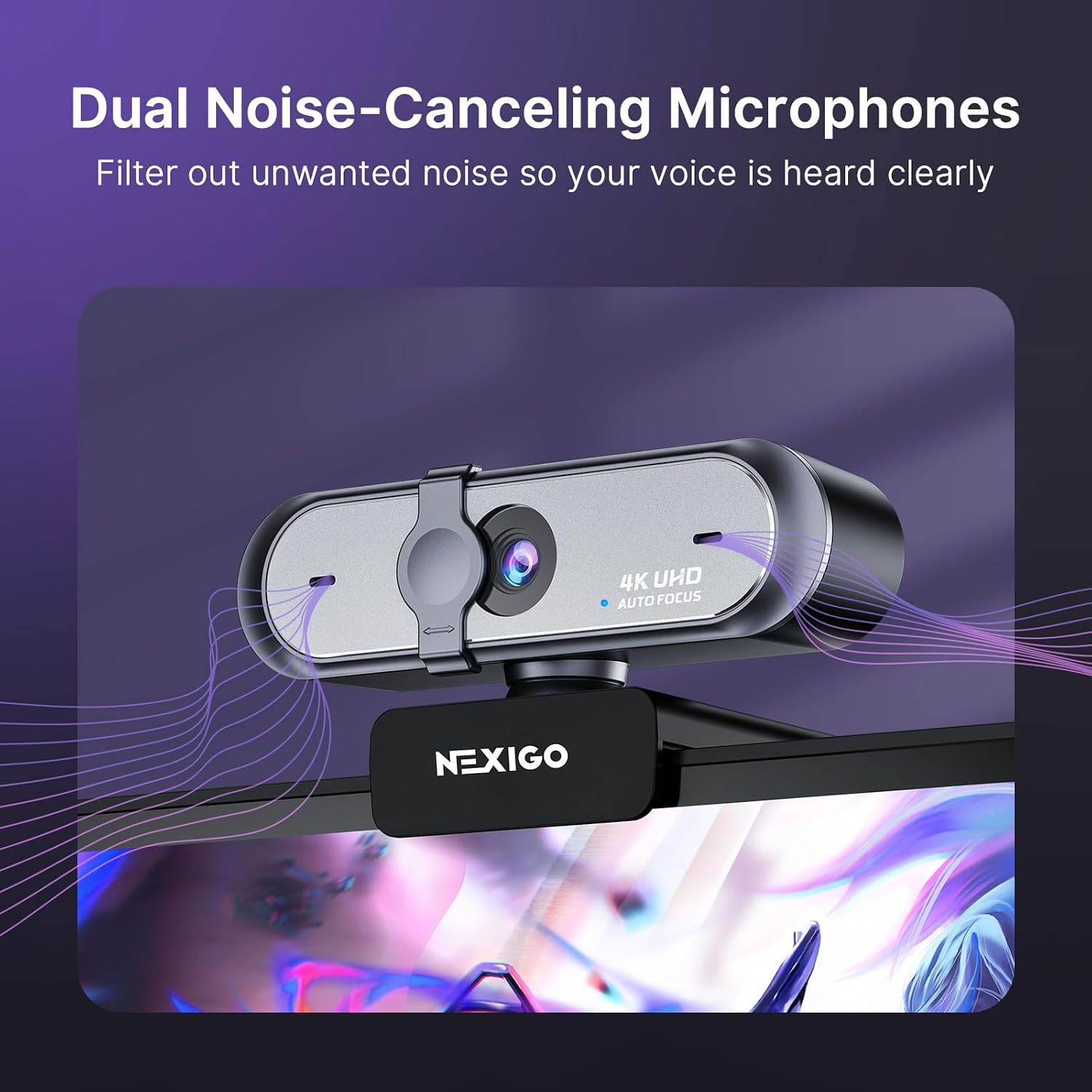 Thumbnail 6 de NexiGo N660P Pro 4K Webcam with Autofocus, 3DNR and Privacy Cover