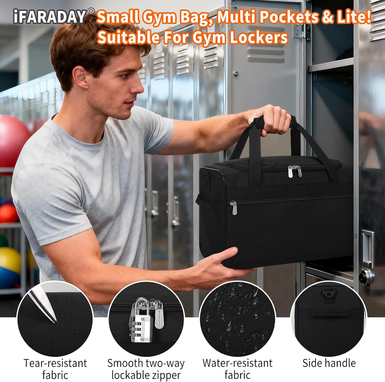 Detalle 2 de iFARADAY duffel bag 20L