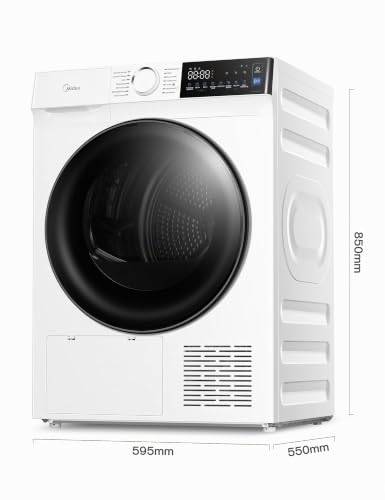 Detalle de Midea MDV5EH80WBC Serie V5 Wärmepumpentrockner 8 kg – Energieklasse C