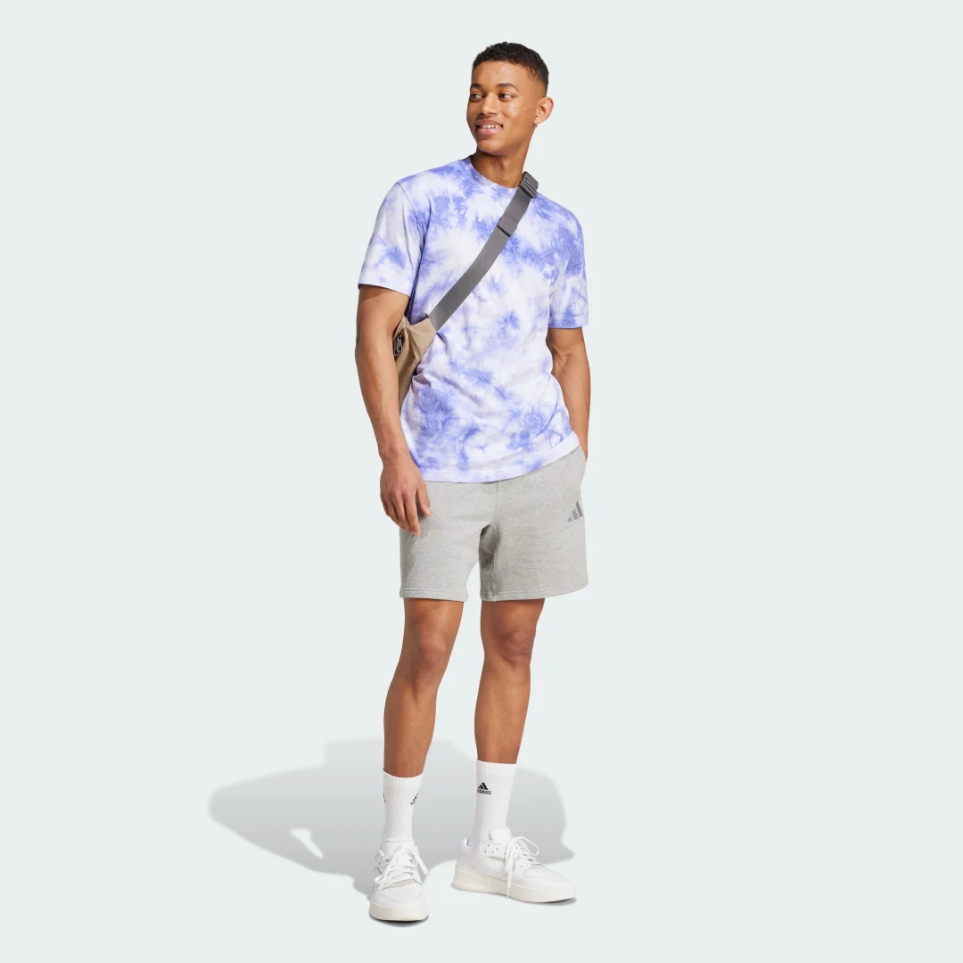 Thumbnail 2 de Pantalón corto ALL SZN French Terry de Adidas: gris cómodo para el día a día