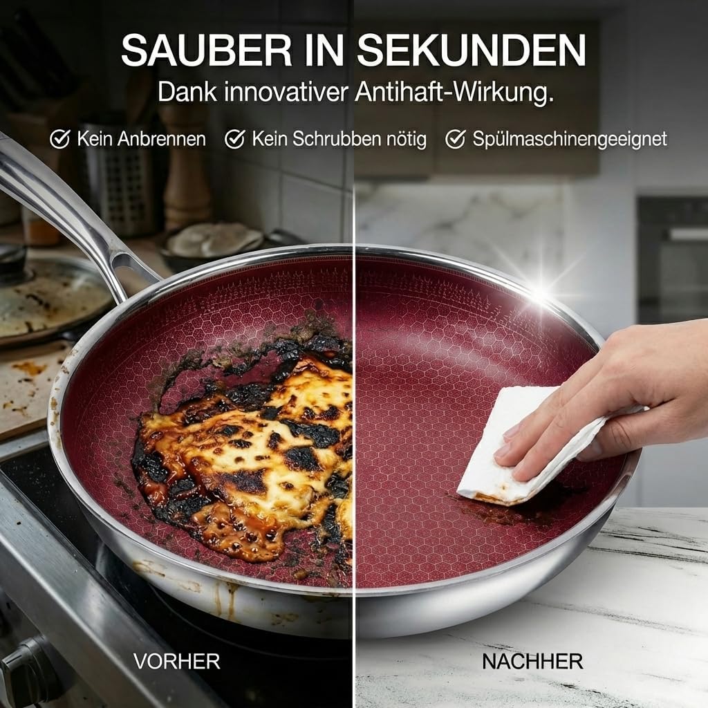 Thumbnail 6 de FIXLINE BLACK FOREST Servierpfanne 28cm RED Edition