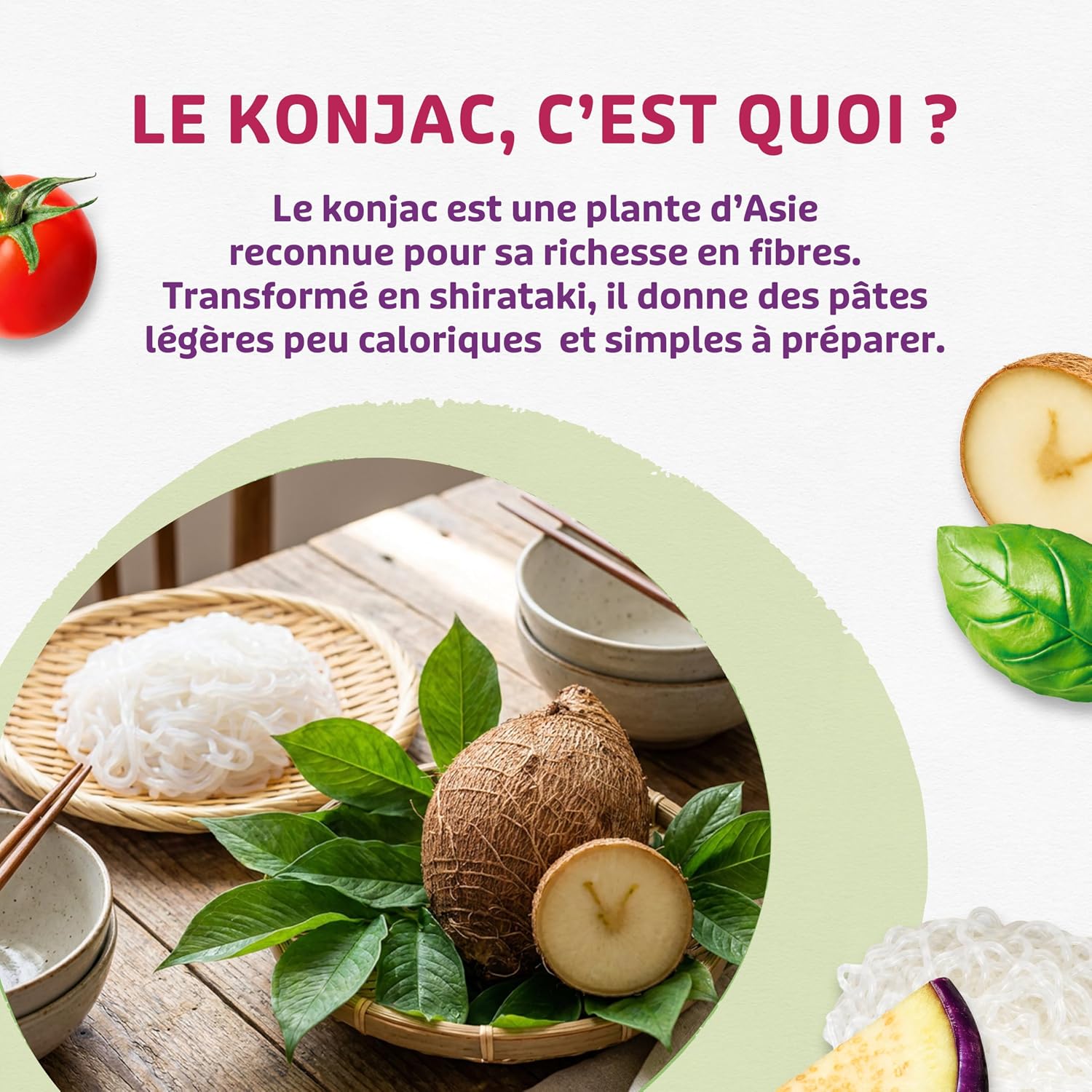 Detalle de GAYELORD HAUSER Konjac Shirataki Nature - Sans Rinçage, Prêt à l’emploi, 10 paquets de 160 g