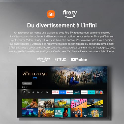 Thumbnail 9 de XIAOMI TV F 50 : TV 4K UHD avec Fire TV OS8, Alexa intégrée et AirPlay pour Apple