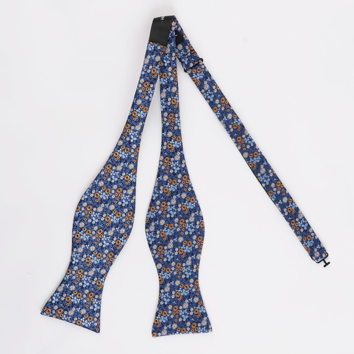 Thumbnail 2 de Alizeal Floral Patterned Self-Tied Bow Tie & Pocket Square Set