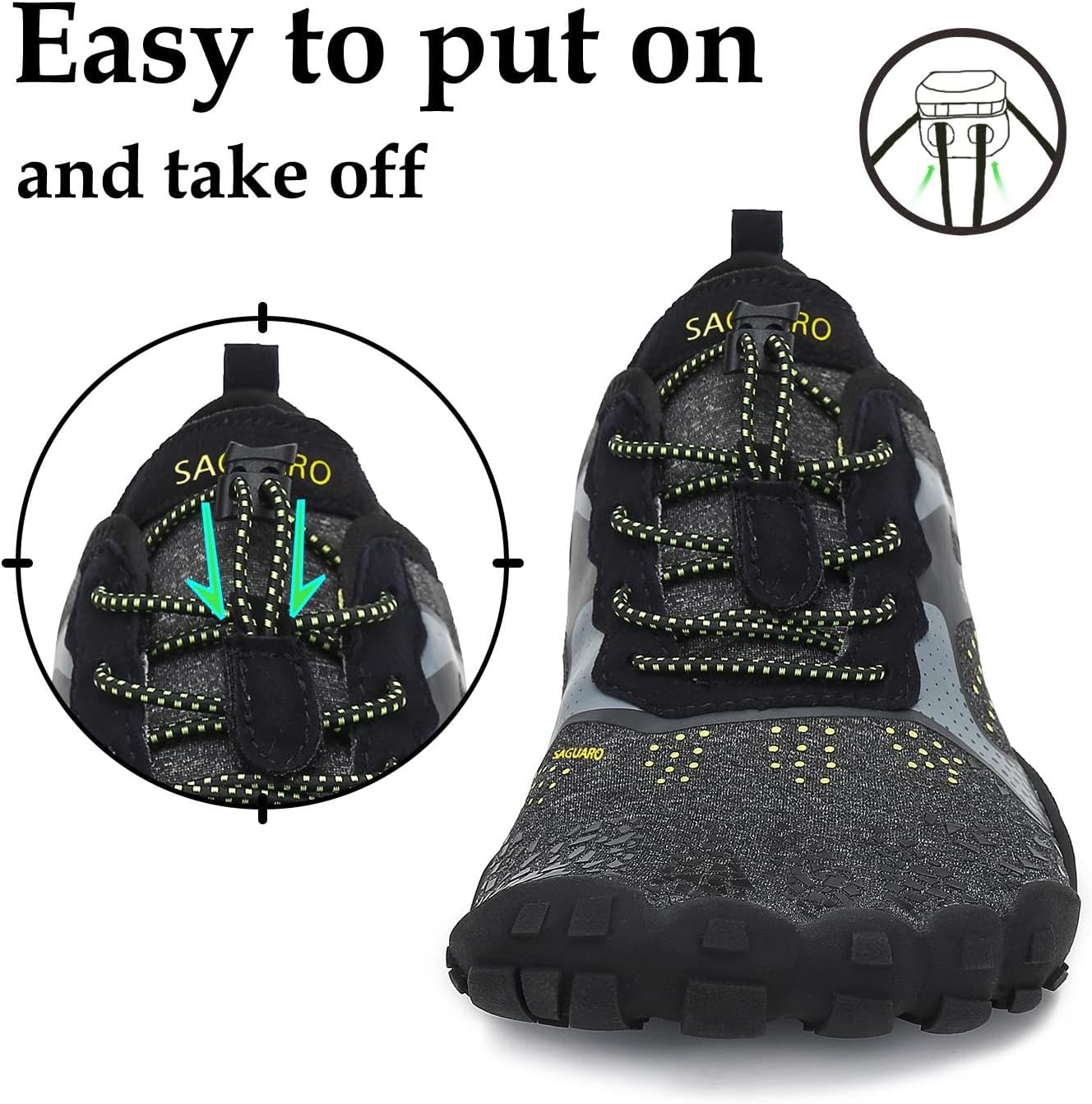 Thumbnail 4 de SAGUARO Unisex Barfußschuhe mit breiter Zehenbox und Zero-Drop Sohle