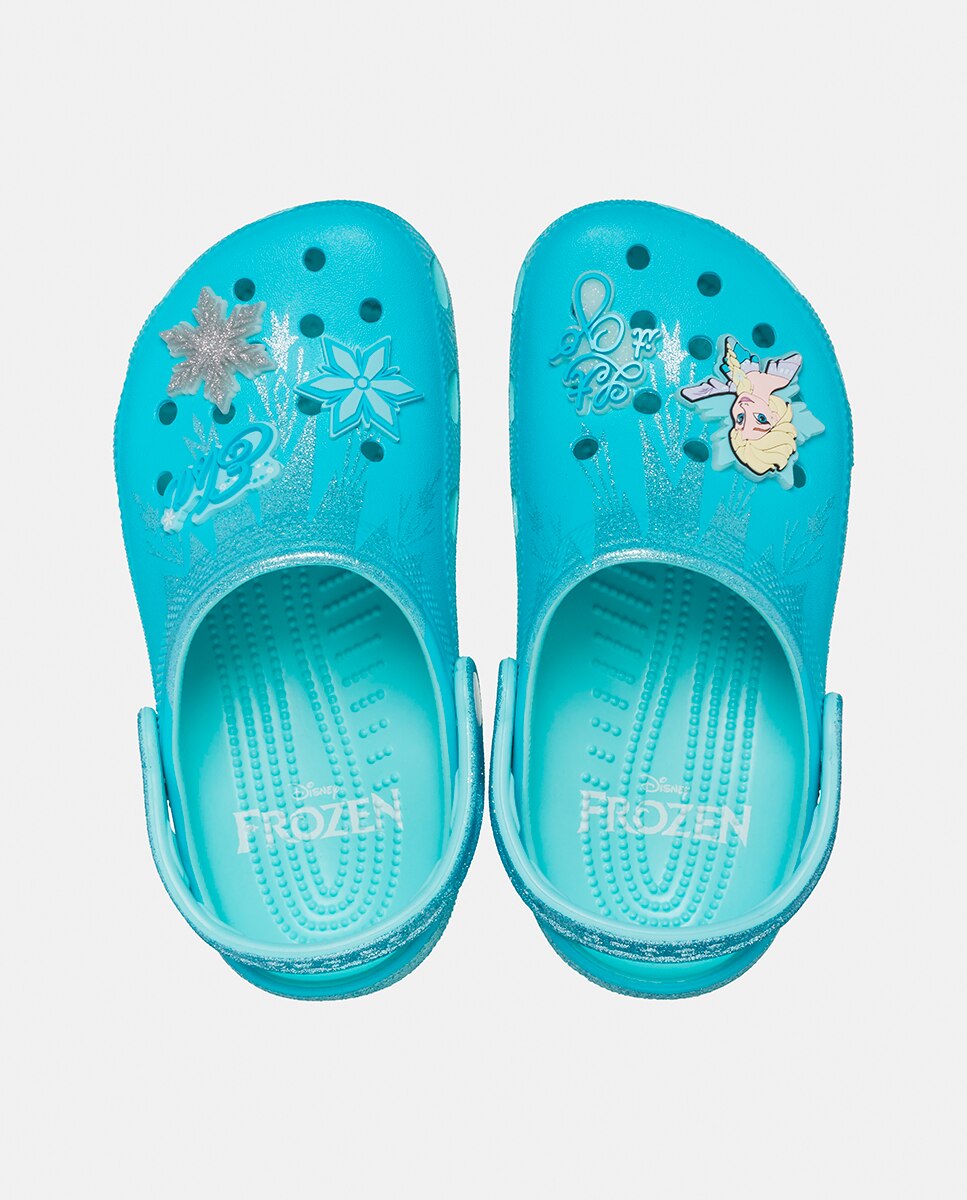 Thumbnail 2 de Crocs Zuecos niños Frozen Elsa Classic Clog K 👟