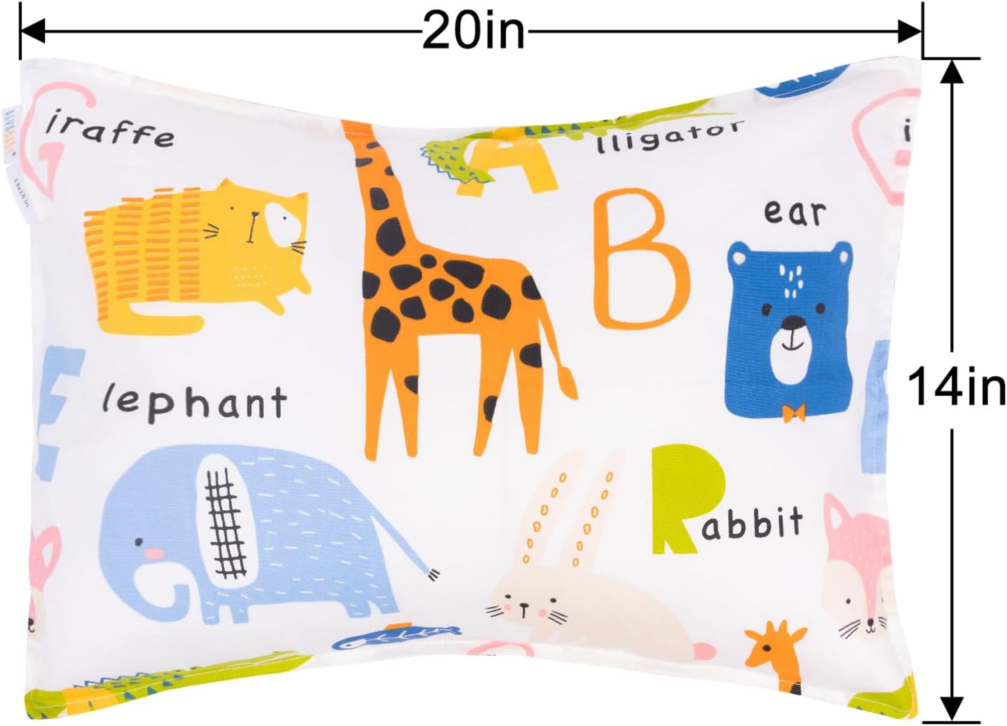 Detalle 2 de ALVA 2L-TPW14-CA Toddler Pillowcases, Cotton, Breathable, Envelope Closure