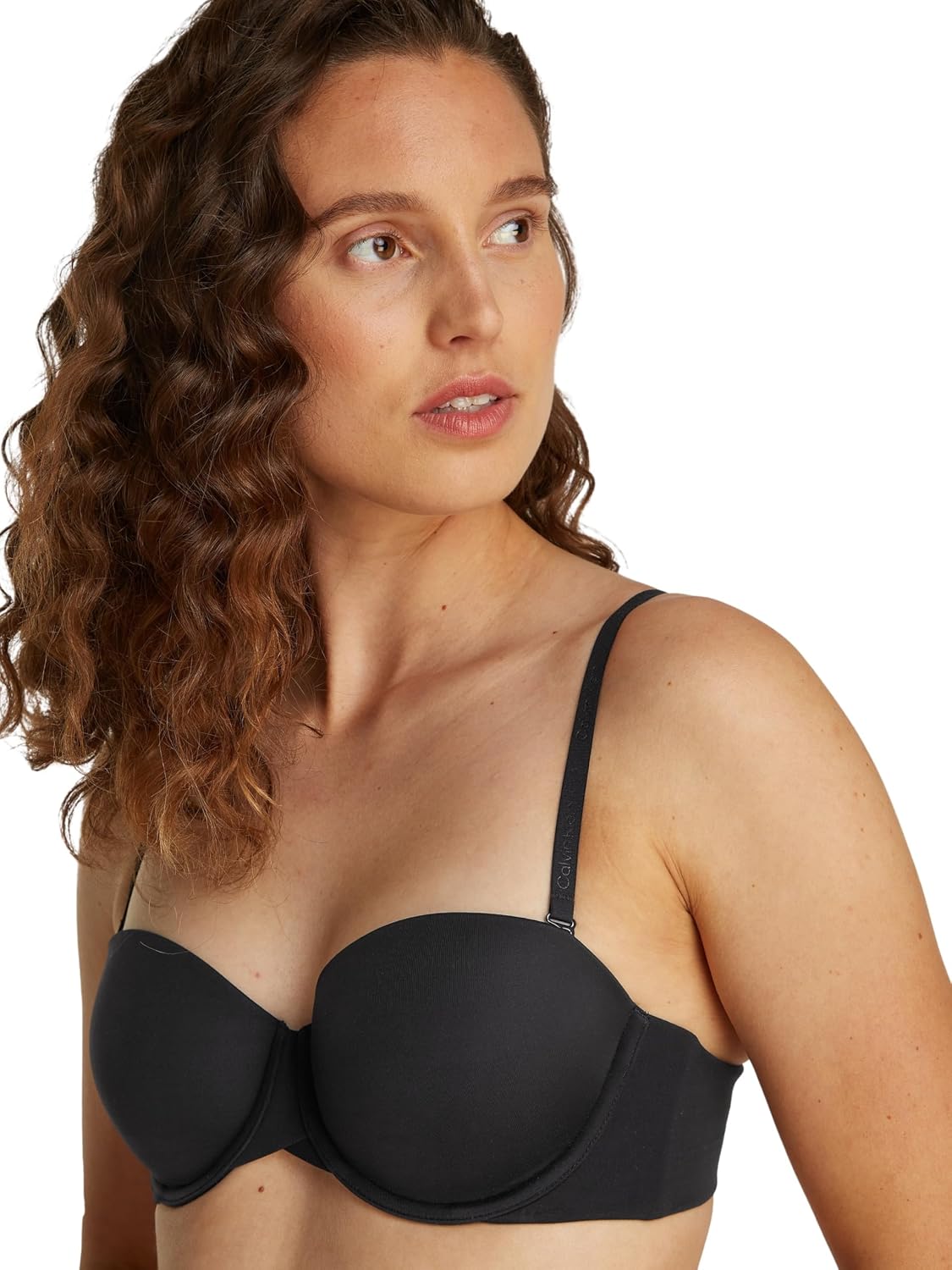 Detalle de Calvin Klein Women’s Lightly Lined Strapless Bra with Stretch