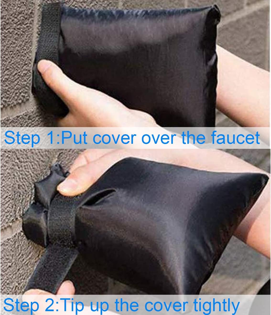 Detalle 2 de POROLIR PR-102102 Outdoor Faucet Covers, Insulated Waterproof Fabric