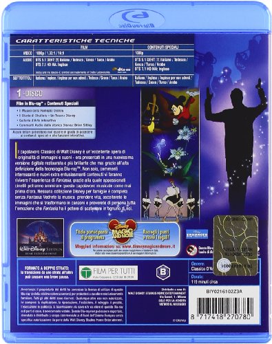 Thumbnail 1 de Fantasia (edizione speciale) di Eagle Pictures – Release Polacca con audio e sottotitoli italiani