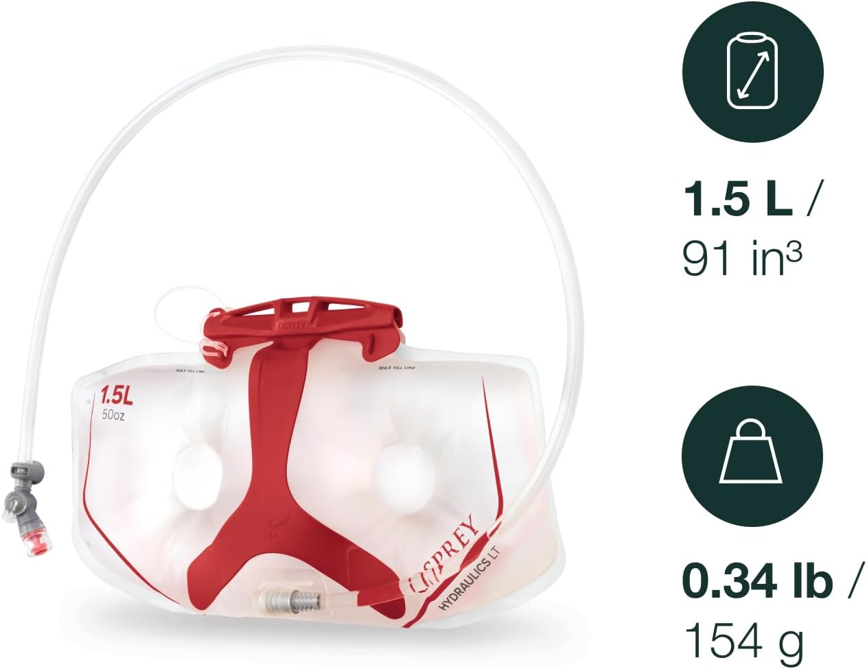 Thumbnail 1 de Osprey Hydraulics LT 1.5L Lumbar Reservoir – Trinkblase für Rückensysteme