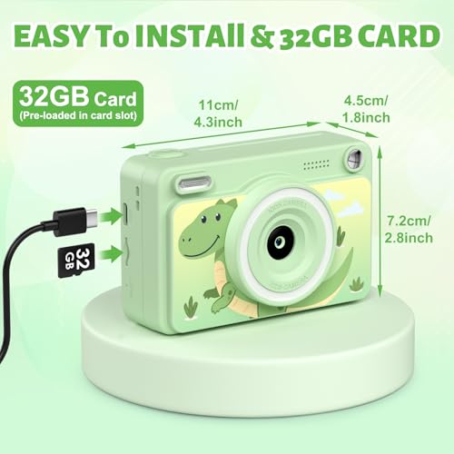 Thumbnail 6 de GREENKINDER Cámara Instantánea Infantil 📸 con Tarjeta 32GB y Papel