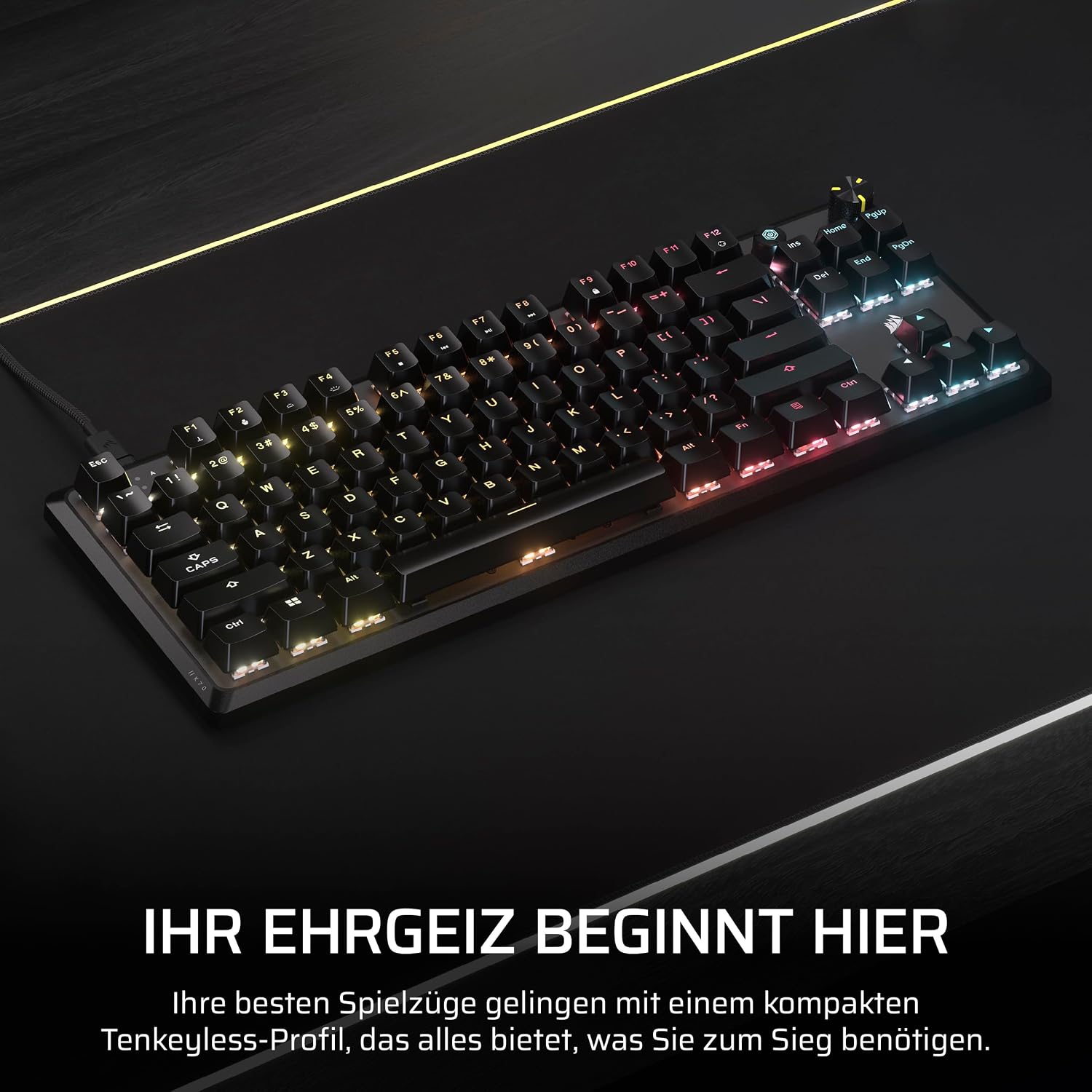 Detalle 2 de Corsair K70 CORE TKL Gaming-Tastatur ⌨