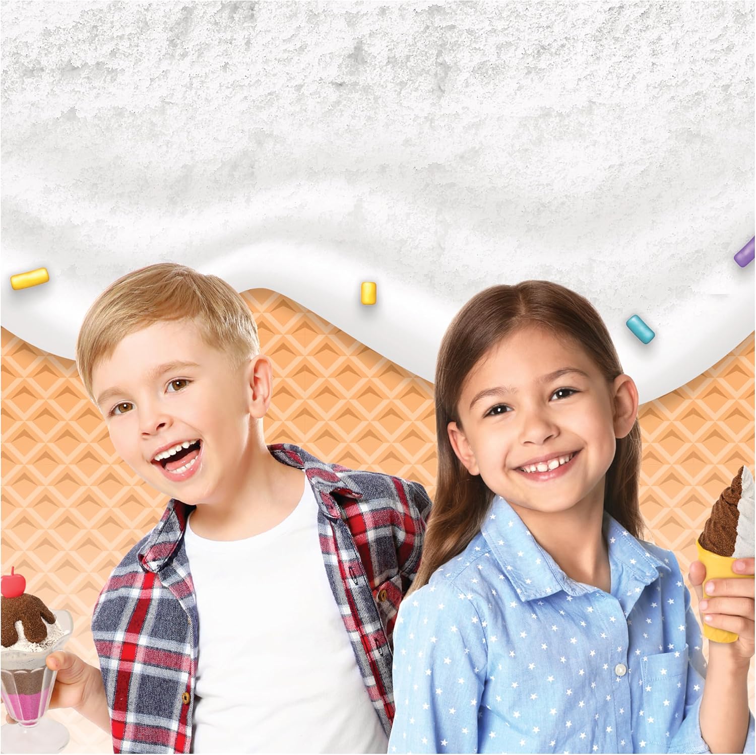 Detalle de Kinetic Sand Ice Cream Treats Playset