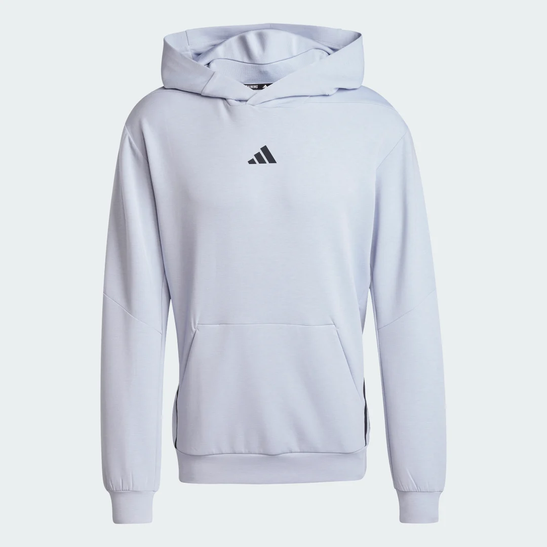 Thumbnail 3 de Sudadera con capucha de training Adidas gris