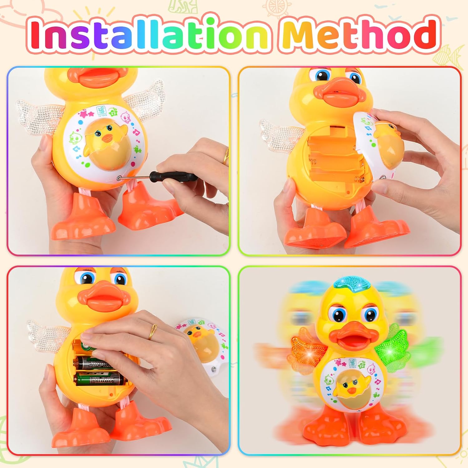 Detalle 2 de Tanzende Krabbelente mit Musik 6–12 Monate