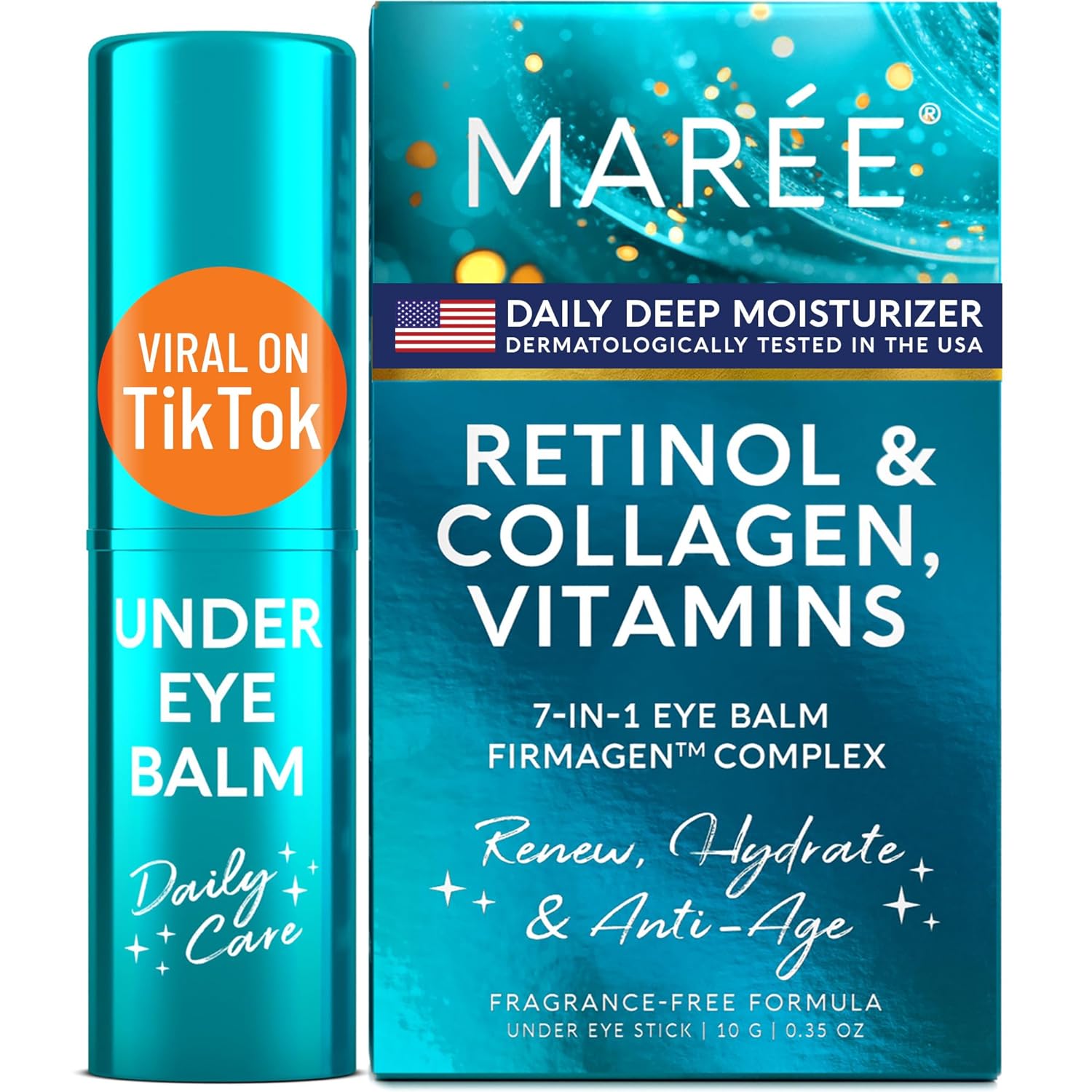 Detalle de MAREE Retinol Balm Stick for Dark Circles ⚙