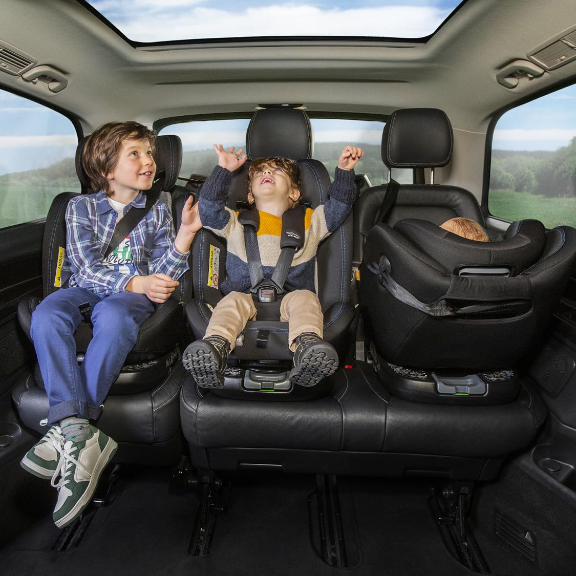 Detalle de Chicco Unico Evo I-Size 0–36 kg: 360° drehbar, 0+/1/2/3, ISOFIX