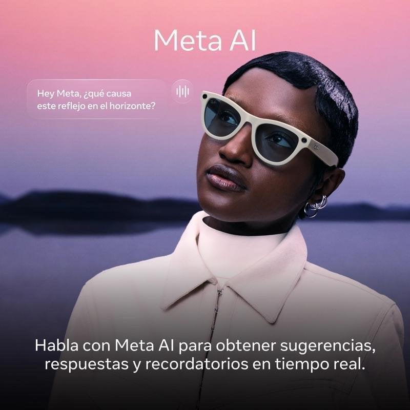 Thumbnail 2 de Meta Ray-Ban Wayfarer Gen 2: Gafas inteligentes con cámara de 12 MP, altavoces y IA integrada