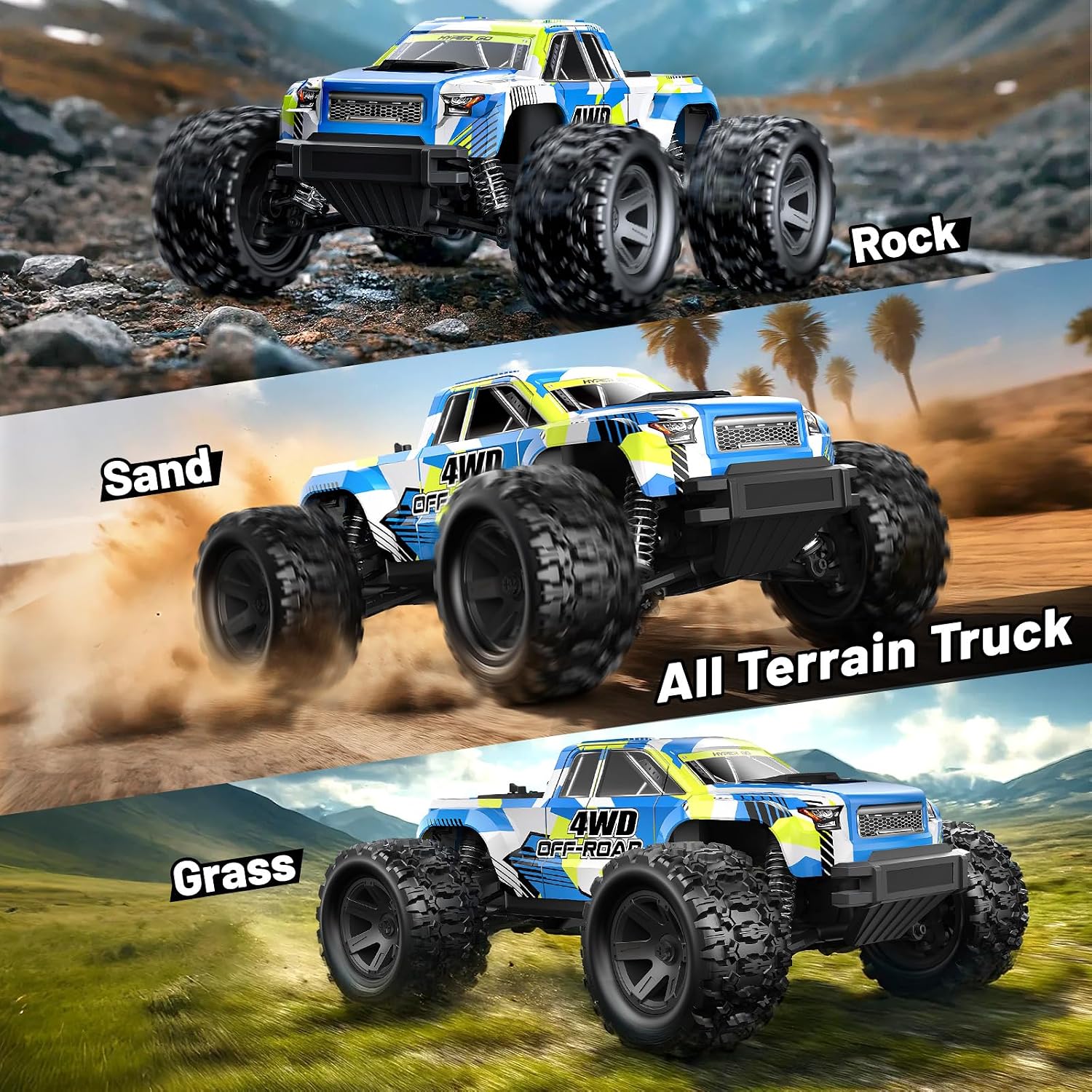 Thumbnail 5 de NO.18208 Voiture télécommandée 4x4 1:18 36 km/h