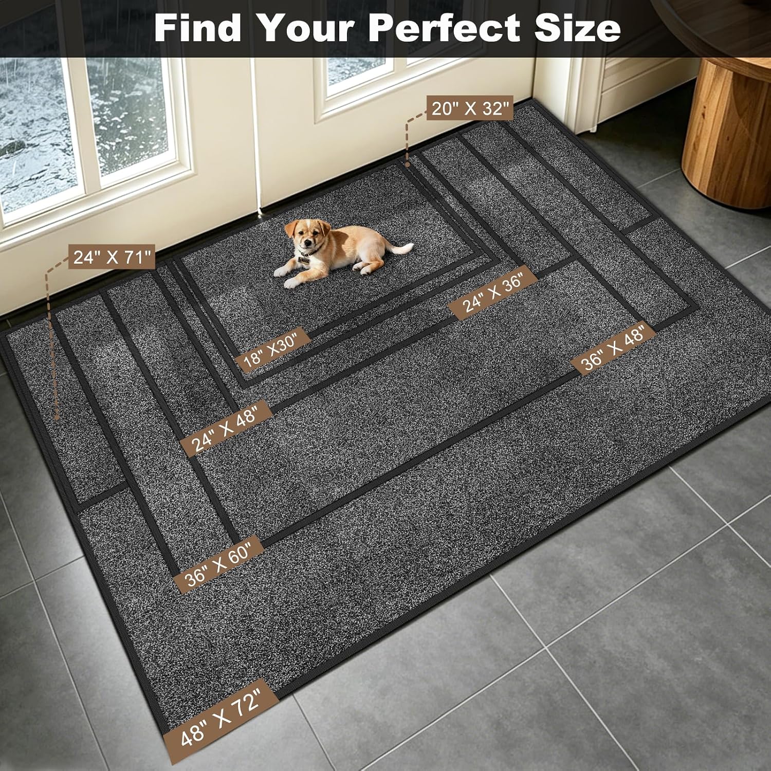 Detalle 2 de Mibao Door Mat, 32" x 20