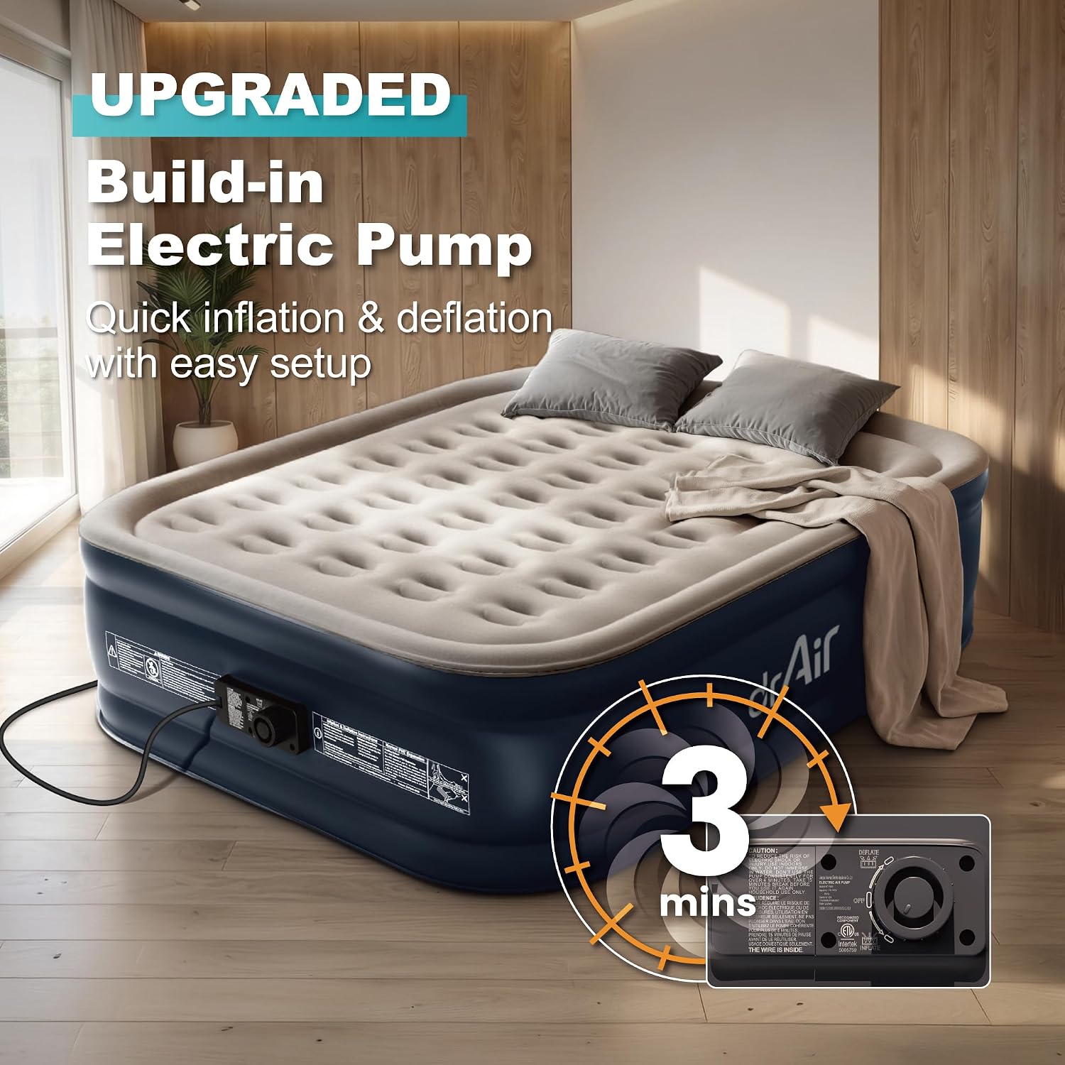 Detalle de Dr. air Queen Air Mattress