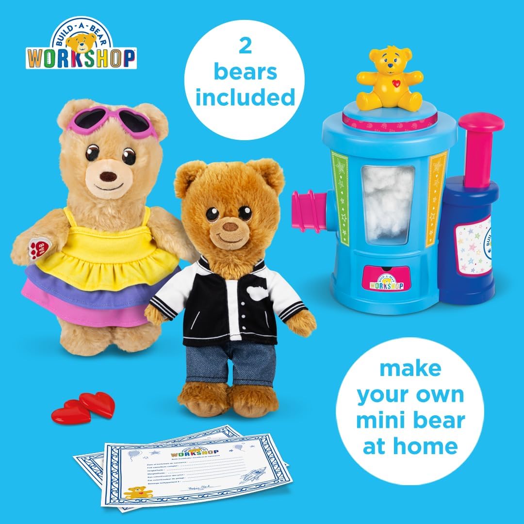 Detalle de Casdon Build-A-Bear Workshop stuffing station set (for ages 3+) with lights