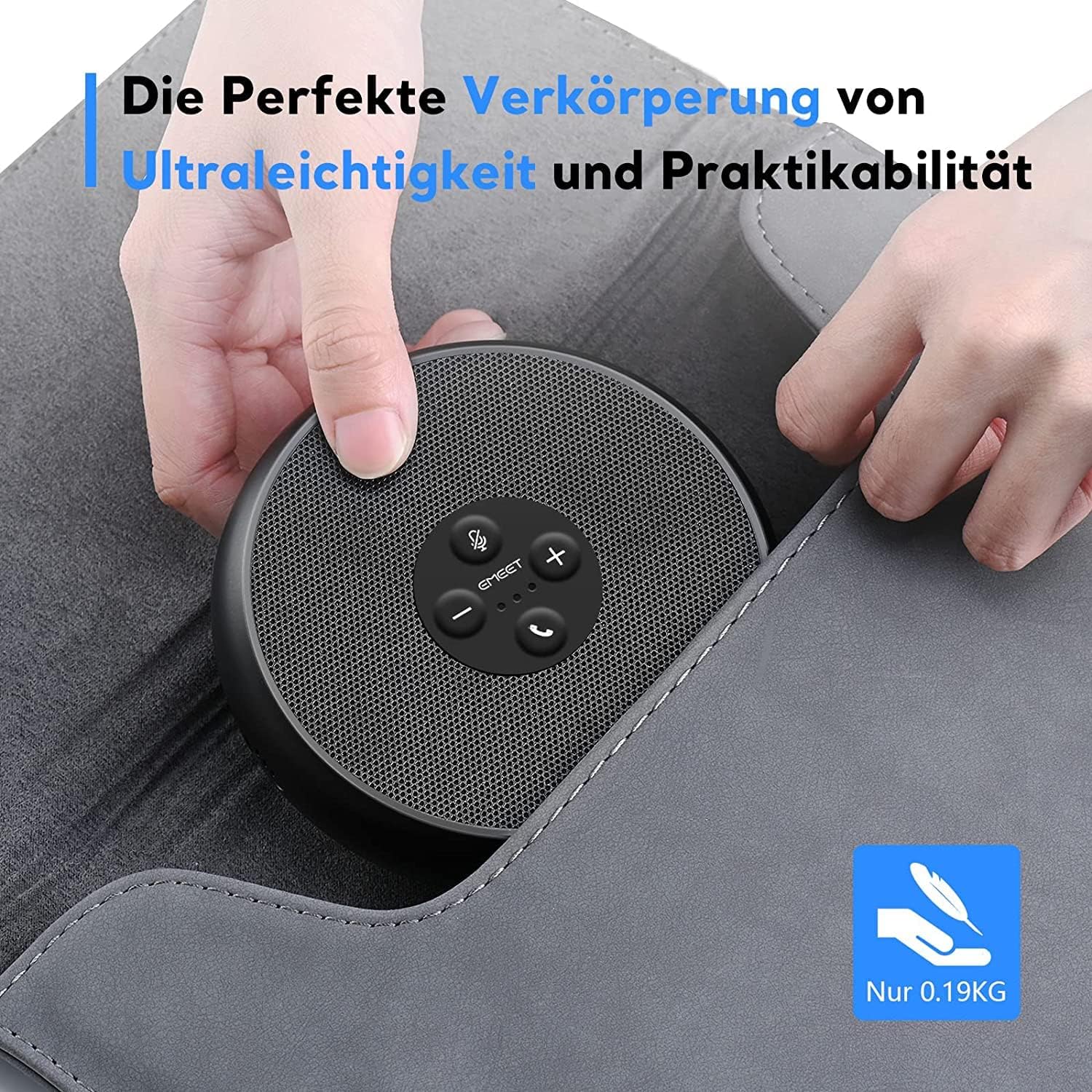 Detalle 2 de EMEET M1A Konferenzlautsprecher für Meetings 360°
