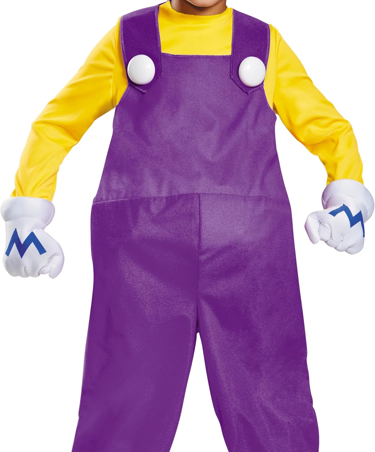 Detalle de Disguise Wario Deluxe Super Mario Bros. Costume with Inflatable Belly
