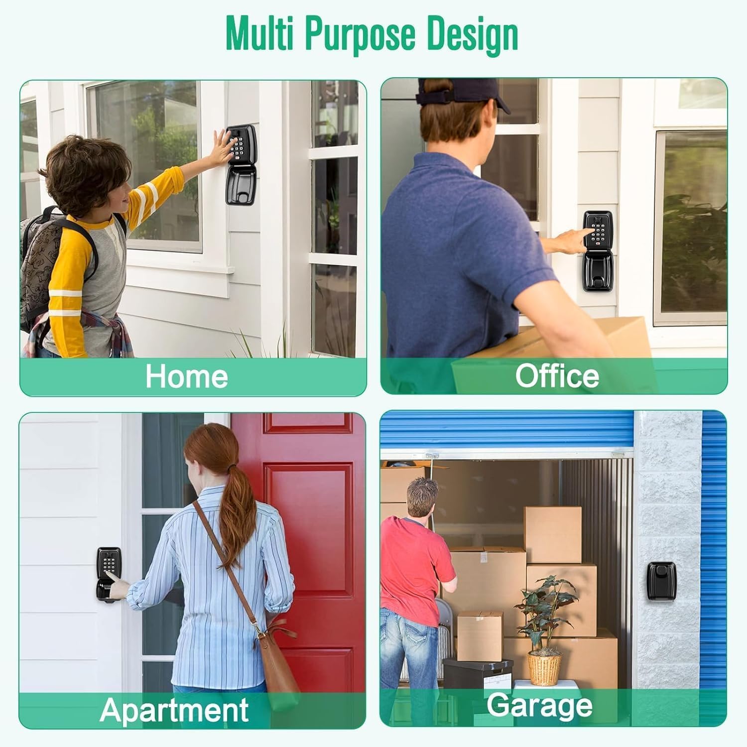 Thumbnail 6 de OFFOF Key Safe Wall Mounted 12‑digit